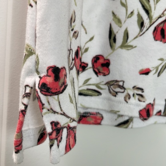 Karen Scott Size XL Print 3/4 Length Top - Picture 10 of 12